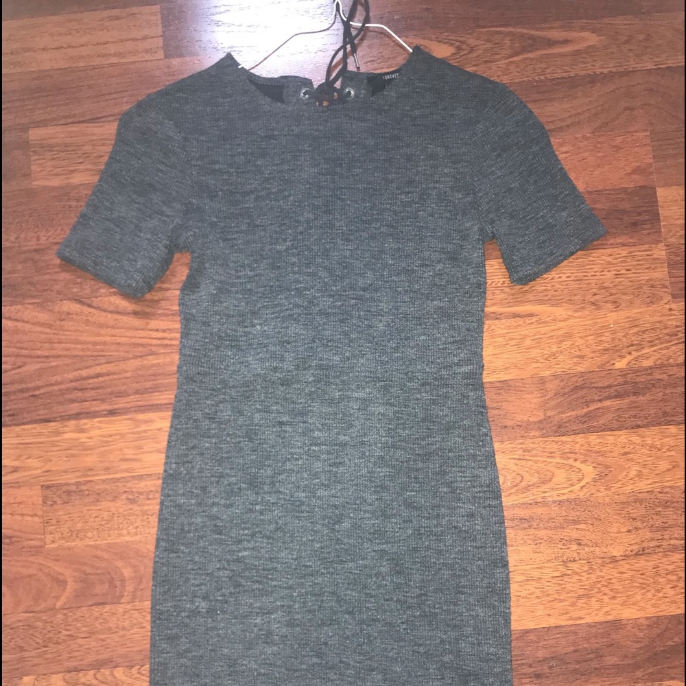 Bodycon Lace up Dress